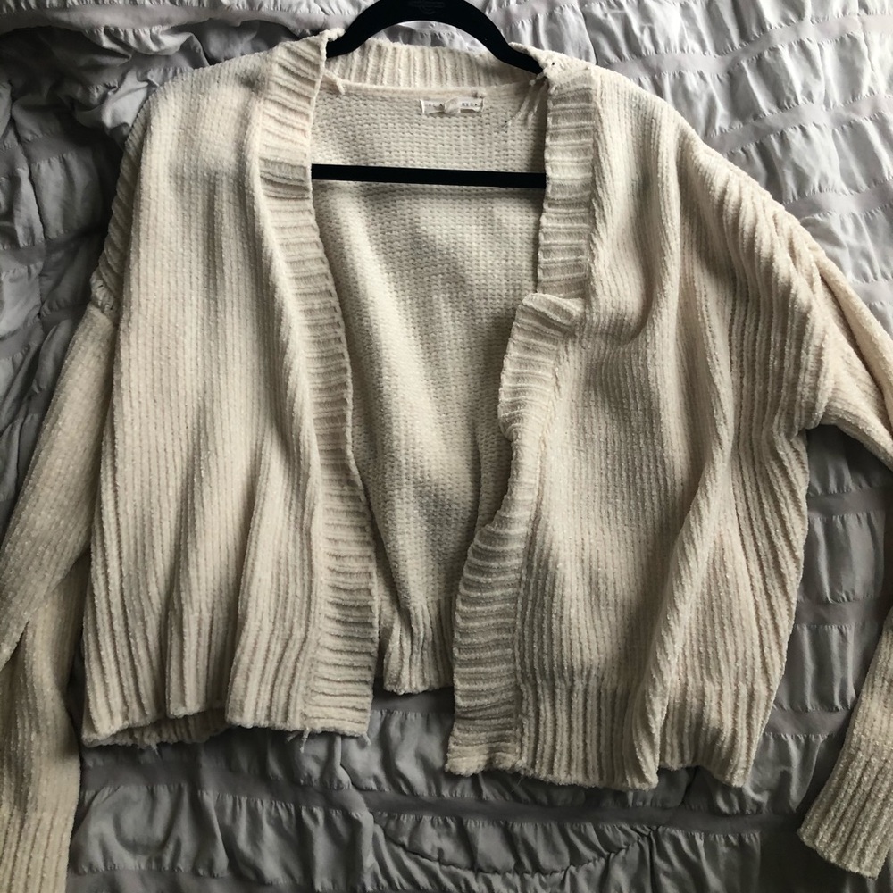 Chenille Stitch Cardigan